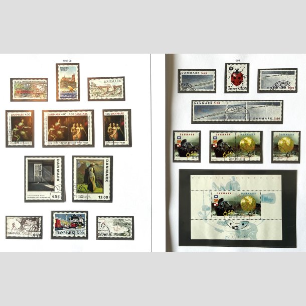 FRIM�RKER DANMARK | 1997-98 - AFA 1149 mv. - Flere komplette s�t mv. - Flot Stemplet 