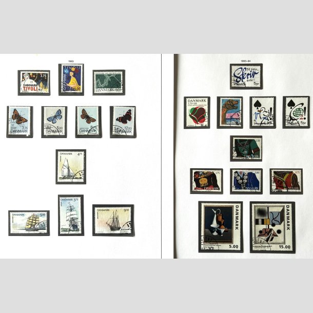 FRIM�RKER DANMARK | 1993-94 - AFA 1048 mv. - Flere komplette s�t mv. - Flot Stemplet 