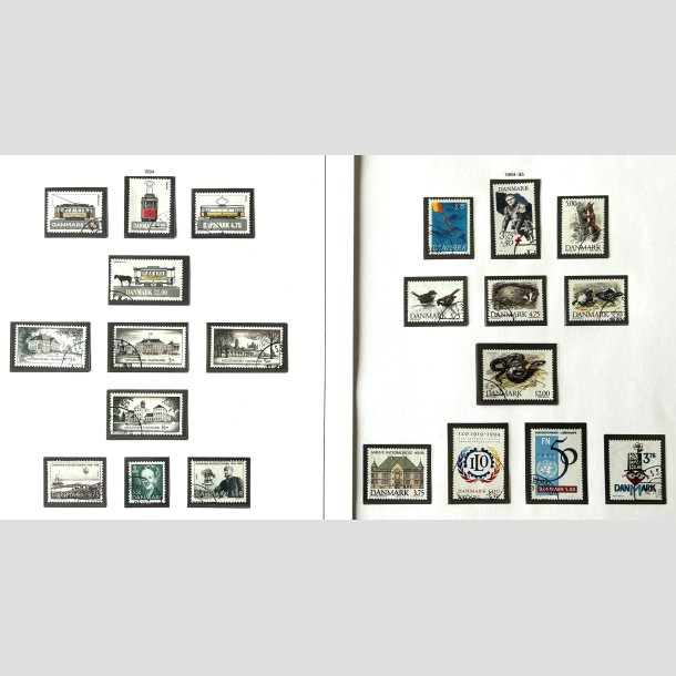 FRIM�RKER DANMARK | 1994-95 - AFA 1072 mv. - Flere komplette s�t mv. - Flot Stemplet 
