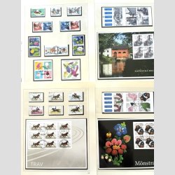 FRIM�RKER SVERIGE | 2011 - Komplet �rgang fra samling incl. alle miniark i flot stemplet kvalitet.