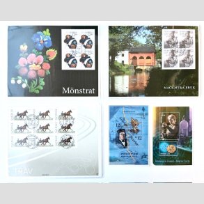 FRIMRKER SVERIGE | 2011 - Miniark - 5 stk. forskellige fra rgangen - Flot stemplet