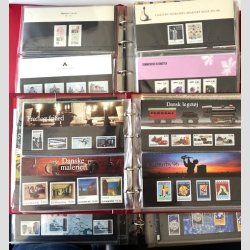 FRIM�RKER DANMARK | SOUVENIRMAPPER | Komplet samling med alle 127 stk. forskellige (postfrisk)