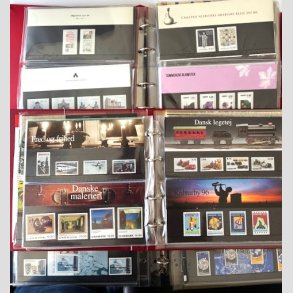 FRIM�RKER DANMARK | SOUVENIRMAPPER | Komplet samling med alle 127 stk. forskellige (postfrisk)