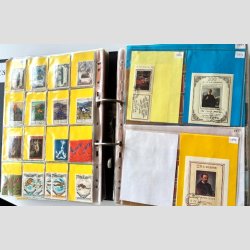 FRIM�RKER SOVJET/CCCP/USSR  | Stor hjemmelavet samling i meget tykt ringbind - Rigtig mange m�rker (Se udsnit) 