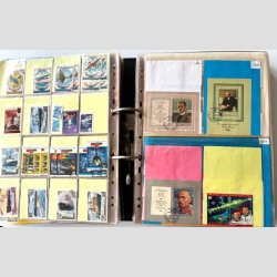 FRIM�RKER SOVJET/CCCP/USSR  | Stor hjemmelavet samling i meget tykt ringbind - Rigtig mange m�rker (Se udsnit) 