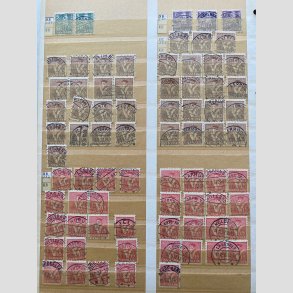 FRIM�RKER DANMARK | STEMPLER | Samling pragt stempler p� 25 sider ml. afa 196a - afa 265