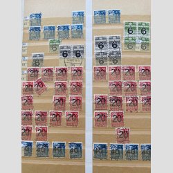 FRIM�RKER DANMARK | STEMPLER | Samling pragt stempler p� 25 sider ml. afa 196a - afa 265