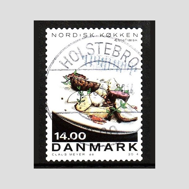 FRIM�RKER DANMARK | 2013 - AFA 1765 - Nordisk k�kken - 14,00 Kr. flerfarvet - Lux Stemplet 