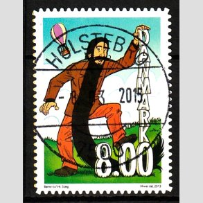 FRIM�RKER DANMARK | 2013 - AFA 1736a - B�rne-TV - 8,00 Kr. flerfarvet - Pragt Stemplet Holstebro
