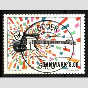 FRIM�RKER DANMARK | 2013 - AFA 1746 - Rockmusik - 8,00 Kr. guitar - Lux Stemplet Odder