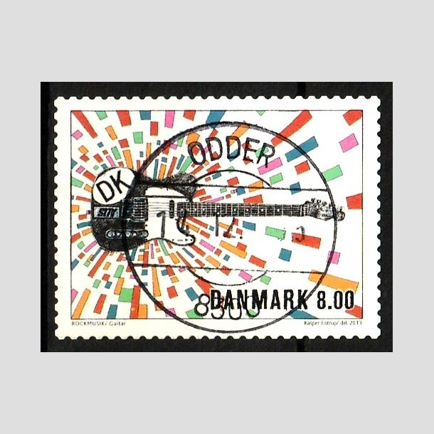 FRIM�RKER DANMARK | 2013 - AFA 1746 - Rockmusik - 8,00 Kr. guitar - Lux Stemplet Odder