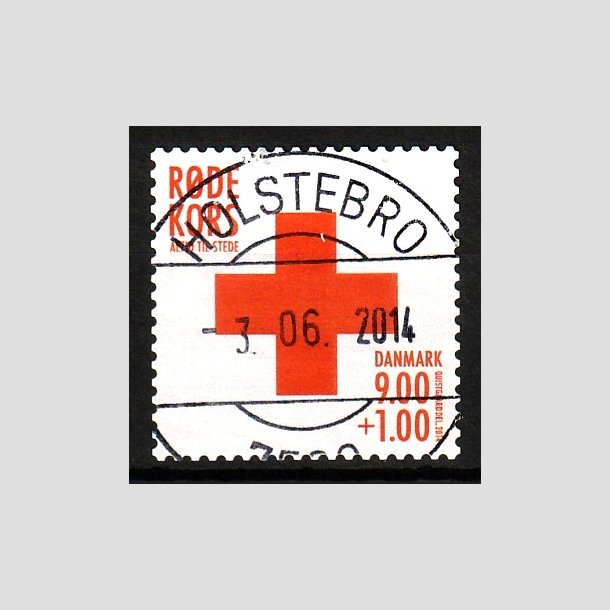 FRIM�RKER DANMARK | 2014 - AFA 1782 - R�de Kors - 9,00 + 1,00 Kr. r�d - Lux Stemplet