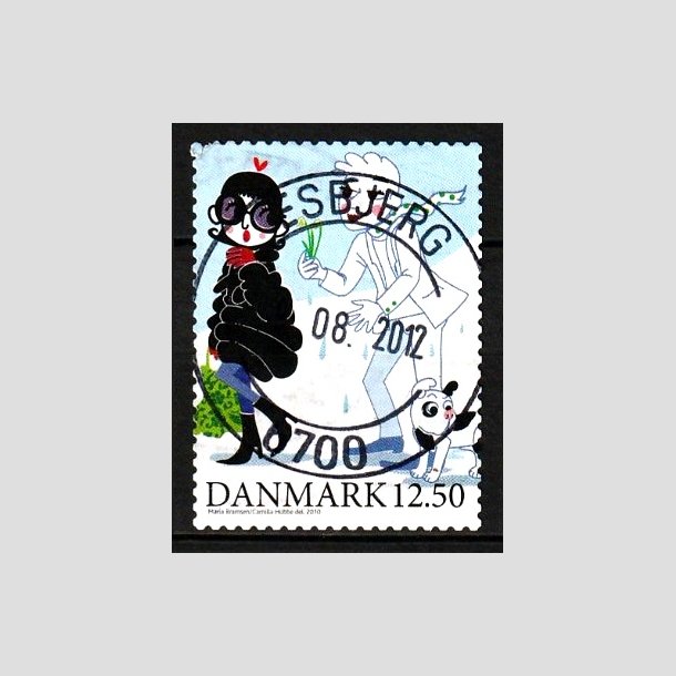 FRIM�RKER DANMARK | 2010 - AFA 1639E - Vintereventyr - 12,50 Kr. flerfarvet - Pragt Stemplet Esbjerg