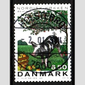 FRIM�RKER DANMARK | 2013 - AFA 1764 - Nordisk k�kken - 6,50 Kr. - Pragt Stemplet Holstebro