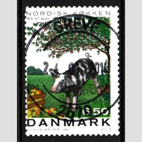 FRIM�RKER DANMARK | 2013 - AFA 1764 - Nordisk k�kken - 6,50 Kr. - Pragt Stemplet Greve