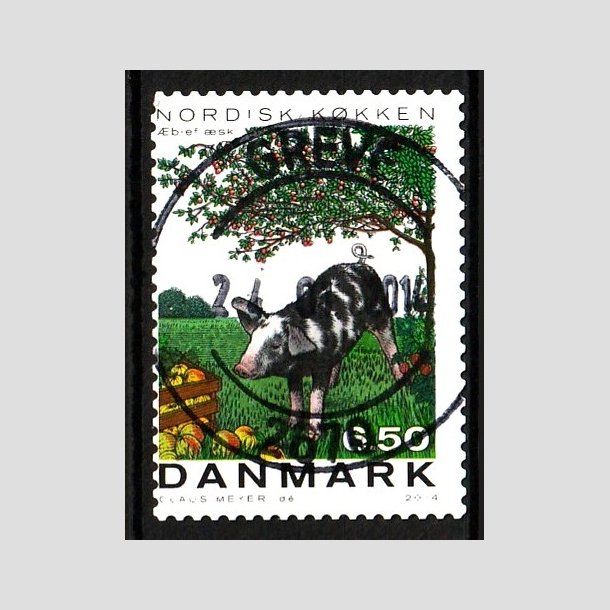FRIM�RKER DANMARK | 2013 - AFA 1764 - Nordisk k�kken - 6,50 Kr. - Pragt Stemplet Greve