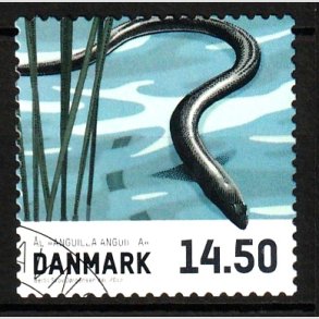 FRIM�RKER DANMARK | 2013 - AFA 1729 - Fisk - 14,50 Kr. �l - P�nt Stemplet