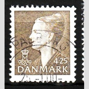 FRIM�RKER DANMARK | 1998 - AFA 1170 - Dronning Margrethe II - 4,25 Kr. olivenbrun - Lux Stemplet 