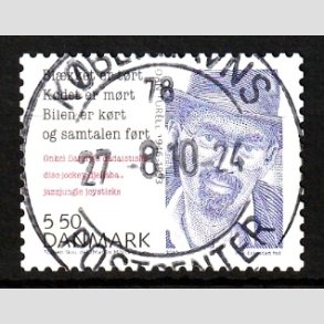 FRIM�RKER DANMARK | 2010 - AFA 1632E - Store danskere 3. - 5,50 Kr. Dan Turell - Pragt Stemplet 