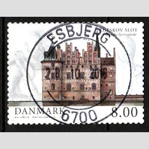 FRIM�RKER DANMARK | 2013 - AFA 1738 - Danske herreg�rde II - 8,00 kr. Egeskov slot - Lux Stemplet