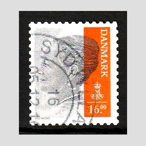 FRIM�RKER DANMARK | 2015 - AFA 1840 - Dronning Margrethe II (POST NORD) - 16,00 Kr. - Stemplet