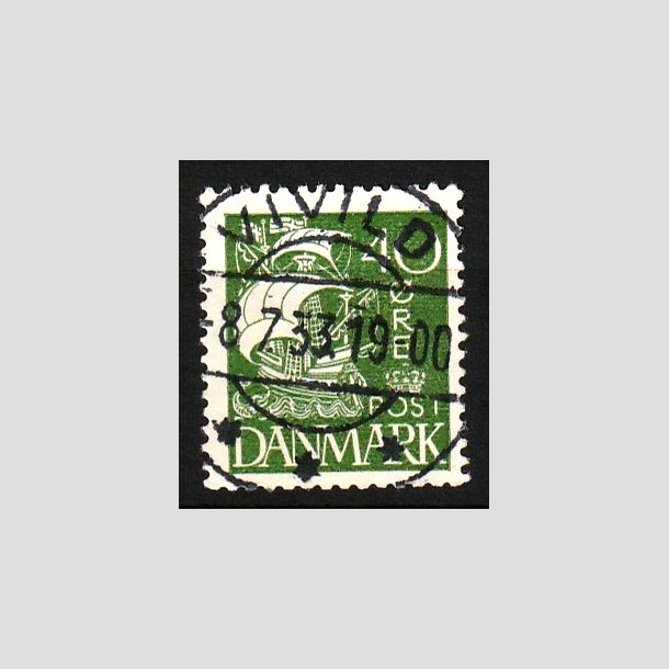 FRIM�RKER DANMARK | 1927 - AFA 174 - Karavel 40 �re gr�n - Lux Stemplet Vivild