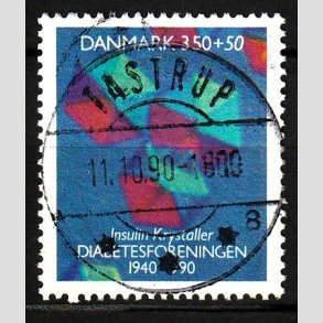 FRIM�RKER DANMARK | 1990 - AFA 977 - Diabetesforeningen - 3,50 Kr. + 50 �re - Lux Stemplet