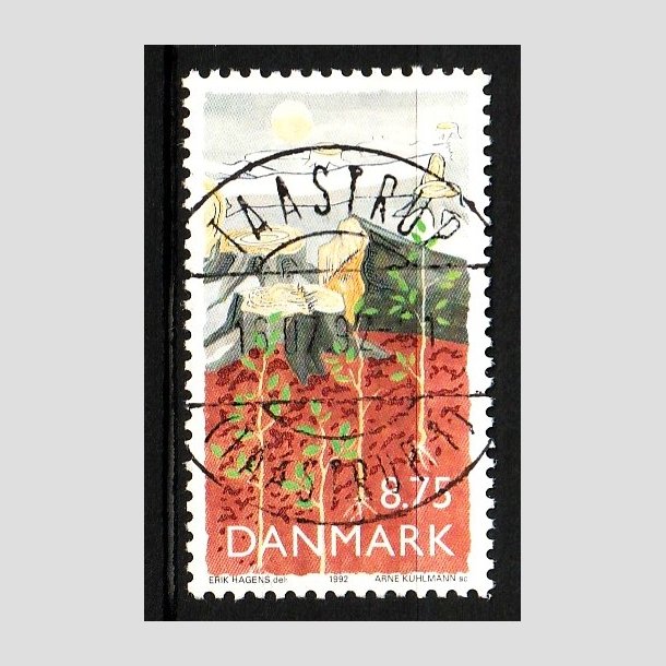 FRIM�RKER DANMARK | 1992 - AFA 1022 - Natur, Milj� og udvikling - 8,75 Kr. - Lux Stemplet 
