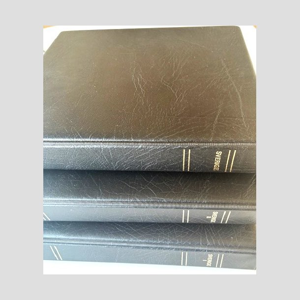FRIM�RKER SVERIGE | P�n grundsamling i 3 stk. flotte Stender album med sider frem til �r. 2010