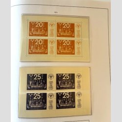 FRIM�RKER SVERIGE | P�n grundsamling i 3 stk. flotte Stender album med sider frem til �r. 2010