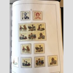 FRIM�RKER SVERIGE | P�n grundsamling i 3 stk. flotte Stender album med sider frem til �r. 2010