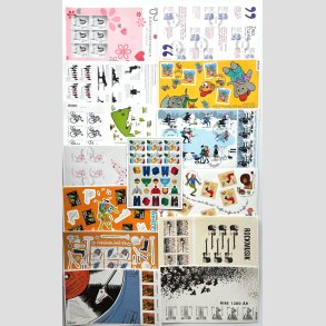 FRIM�RKER DANMARK | TEMAARK | 2009-2015 Lot med 14 stk. forskellige temaark, 8 postfriske og 6 stemplede.