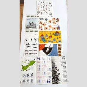 FRIMRKER DANMARK | TEMA-ARK - lot med 9 stk. forskellige - Postfrisk