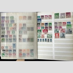 FRIM�RKER TYSKLAND | Rige, BRD, DDR, Stater, Zoner mv. p�n samling i 2 stk. tykke albums  