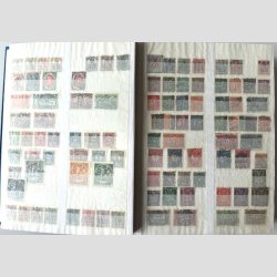 FRIM�RKER TYSKLAND | Rige, BRD, DDR, Stater, Zoner mv. p�n samling i 2 stk. tykke albums  