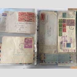 FRIMRKER USA | Flot samling af kun ldre breve med mange tidlige forsendelser.  