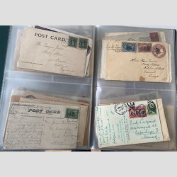 FRIMRKER USA | Flot samling af kun ldre breve med mange tidlige forsendelser.  