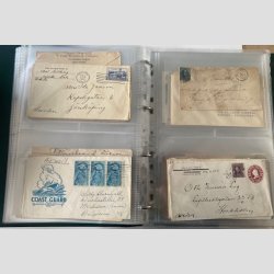 FRIMRKER USA | Flot samling af kun ldre breve med mange tidlige forsendelser.  