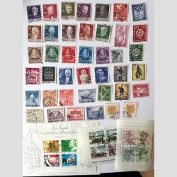 FRIM�RKER TYSKLAND/BERLIN VEST.  | Fin samling i flot Kabe album + lidt bedre ekstra dubletter (se fotoudsnit) 