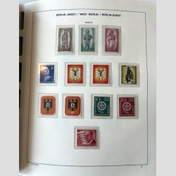 FRIM�RKER TYSKLAND/BERLIN VEST.  | Fin samling i flot Kabe album + lidt bedre ekstra dubletter (se fotoudsnit) 