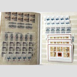 FRIM�RKER TYSKLAND/BUNDES. REP.  | 2 stk. lagerb�ger POSTFRISK med mange m�rker/miniark (Se fotoudsnit)