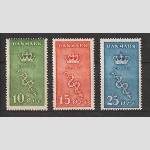 FRIM�RKER DANMARK | 1929 - AFA 178,179,180 - 10+5,15+5,25+5 �re Kr�ftfrim�rker i komplet s�t - Postfrisk