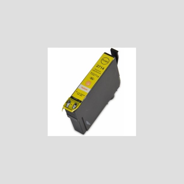Epson T2714 27XL Yellow fabriksny XL kompatibel high cap. blkpatron 17ml. Erstatter Epson T2714
