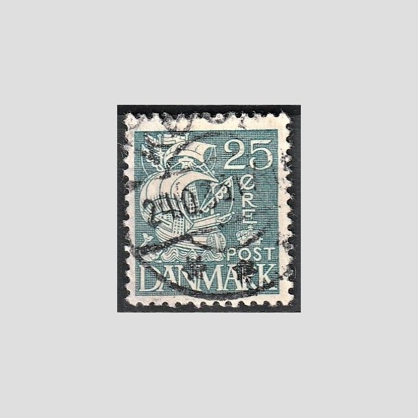 FRIMRKER DANMARK | 1933 - AFA 205 - Karavel 25 re bl Type I - Stemplet