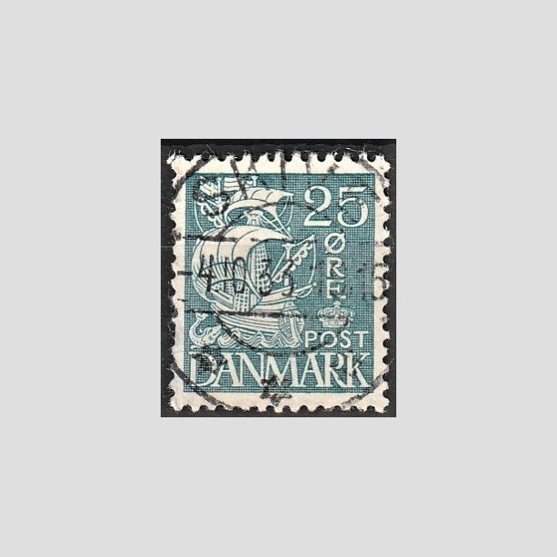 FRIMRKER DANMARK | 1933 - AFA 205 - Karavel 25 re bl Type I - Lux Stemplet "SKIVE"