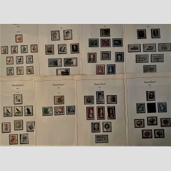 FRIM�RKER VESTBERLIN: 1971-77 | AFA 404-557 | Komplet samling i hovednumre p� 18 albumblade (minus afa 466) - Stemplet