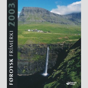 FRIM�RKER F�R�ERNE | 2003 - �rsmappe postfrim�rker og miniark - Komplet �rgang i hovednumre - Postfrisk
