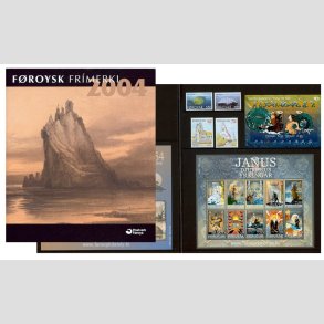 FRIM�RKER F�R�ERNE | 2004 - �rsmappe postfrim�rker og miniark - Komplet �rgang i hovednumre - Postfrisk