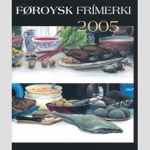 FRIM�RKER F�R�ERNE | 2005 - �rsmappe postfrim�rker og miniark - Komplet �rgang i hovednumre - Postfrisk