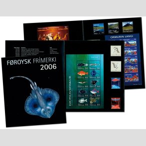 FRIM�RKER F�R�ERNE | 2006 - �rsmappe postfrim�rker og miniark - Komplet �rgang i hovednumre - Postfrisk